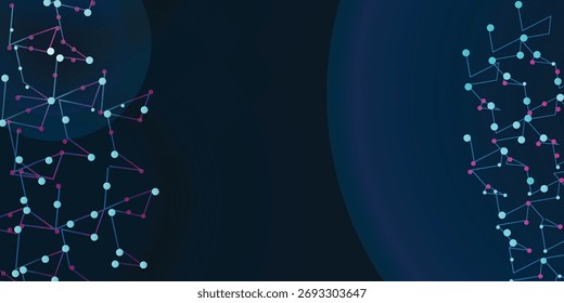 Abstract background for innovation technology, science, healthcare,Molecular structure and genetic engineering, 