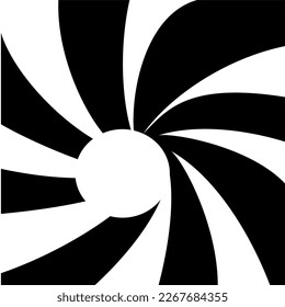 Fondo abstracto dentro de un cañón de armas. Interior espirado de un arma. logotipo de 007. Antecedentes abstractos.