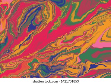 Abstract background, Inspiration of marble background color painting. Vector illustration design with fluid, liquid color iridescent swirls. For your outstanding texture graphic background collection