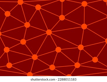 Abstract background with interconnected dots pattern