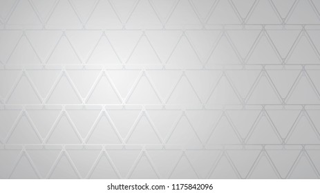 Abstract background of intersecting triangles with shadows in gray colors