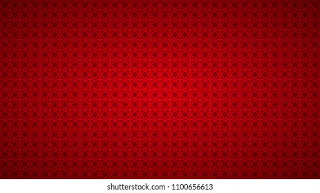 Abstract background of intertwined circles in red colors.