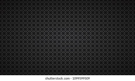Abstract background of intertwined small squares in black colors.