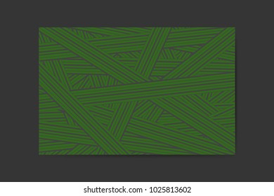 Abstract Background of Interwoven Stripes in Hipster Style. Trendy Geometric Template. Strips Background. Abstract Geometric Background for Wallpaper, Banner, Poster, Web Design, Cover, Presentation.