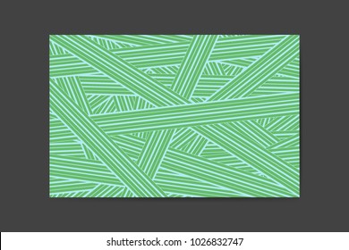 Abstract Background of Interwoven Stripes in Hipster Style. Trendy Geometric Template. Strips Background. Abstract Geometric Background for Wallpaper, Banner, Poster, Web Design, Cover, Presentation.