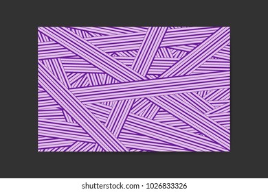 Abstract Background of Interwoven Stripes in Hipster Style. Trendy Geometric Template. Strips Background. Abstract Geometric Background for Wallpaper, Banner, Poster, Web Design, Cover, Presentation.