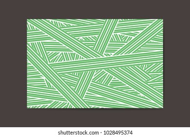 Abstract Background of Interwoven Stripes in Hipster Style. Trendy Geometric Template. Strips Background. Abstract Geometric Background for Wallpaper, Banner, Poster, Web Design, Cover, Presentation.