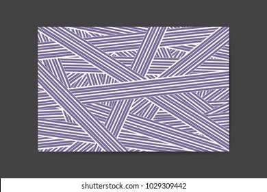 Abstract Background of Interwoven Stripes in Hipster Style. Trendy Geometric Template. Strips Background. Abstract Geometric Background for Wallpaper, Banner, Poster, Web Design, Cover, Presentation.