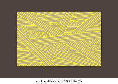Abstract Background of Interwoven Stripes in Hipster Style. Trendy Geometric Template. Lines Background. Abstract Geometric Background for Wallpaper, Banner, Poster, Web Design, Cover, Presentation.