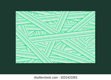 Abstract Background of Interwoven Stripes in Hipster Style. Trendy Geometric Template. Strips Background. Abstract Geometric Background for Wallpaper, Banner, Poster, Web Design, Cover, Presentation.