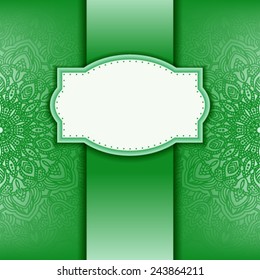 Abstract background, invitation or greeting card design with lace pattern, postcard, ornate page cover.
