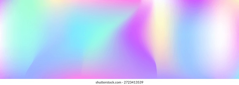 Resumo do histórico. Gradiente Iridescente. Textura Retrô Rosa. Luz do Arco-íris. Ilustração de Espectro Suave. Líquido Mínimo. Textura Pearlescente. Padrão de desfoque. Fundo abstrato violeta