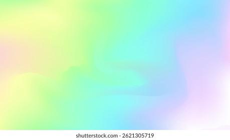 Abstract Background. Iridescent Texture. Psychedelic Soft Gradient. Pop Banner. Blur Gasoline Backdrop. Pearlescent Texture. Vintage Fluid. Shiny Light. Blue Abstract Background