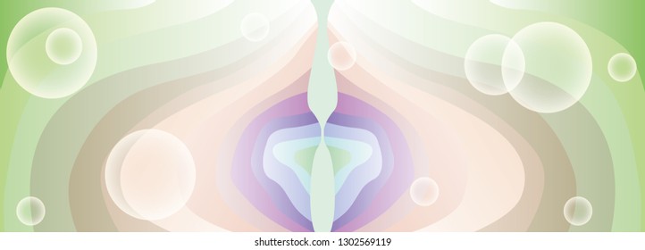 Abstract background of iridescent waves ticking in the side. Zine background for the design of unusual articles and pages on the Internet. Vector, esp10.