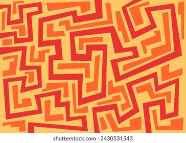 Abstract background with irregular colorful geometric lines pattern