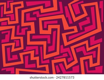 Abstract background with irregular geometric lines pattern