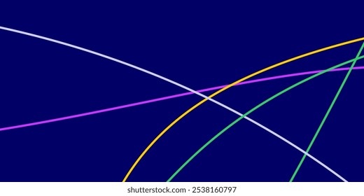 Abstract background with irregular lines. Futuristic technology