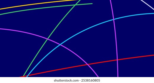 Abstract background with irregular lines. Futuristic technology