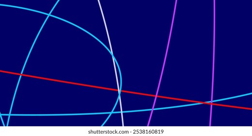 Fundo abstrato com linhas irregulares. Tecnologia futurista