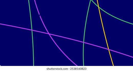 Abstract background with irregular lines. Futuristic technology