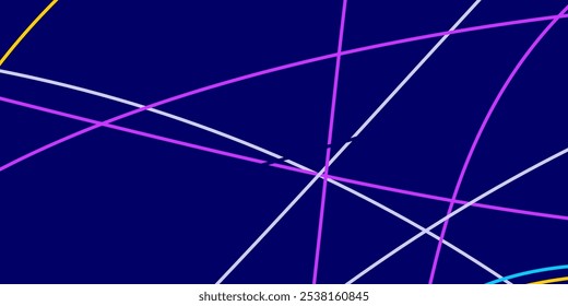 Fundo abstrato com linhas irregulares. Tecnologia futurista