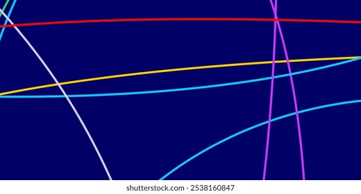 Abstract background with irregular lines. Futuristic technology