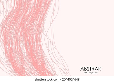 Abstract background with irregular lines in minimalist colors