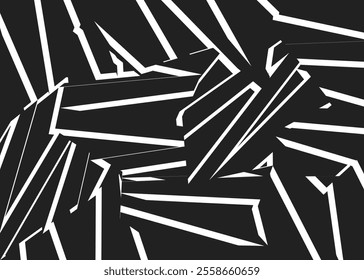 Abstract background with irregular stripe and zigzag line pattern. Abstract raw and irregular stripes pattern