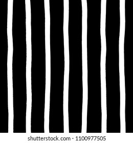 Abstract background with irregular vertical lines in black and white vector format