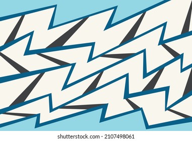 Abstract background with irregular zigzag line pattern