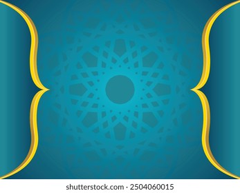 Abstract background with islamic ornament design