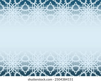 Abstract background with islamic ornament design