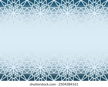 Abstract background with islamic ornament design