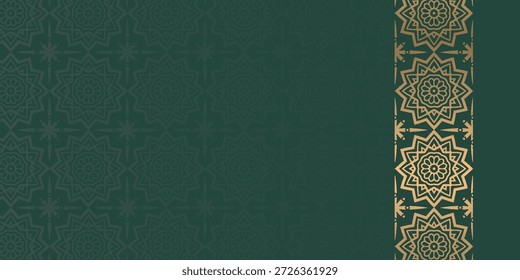 Fundo abstrato com design ornamental islâmico. Projeto vetorial com tema especial para Ramadã ou Eid al-Fitr. VOL. 3