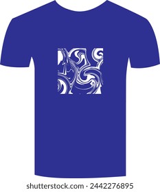 abstract background with isolated tshirt, illustration