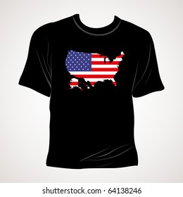 abstract background with isolated tshirt, illustration