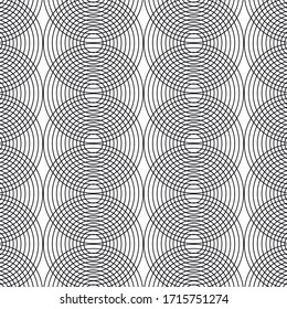 abstract background in isolation. geometric shapes circles. visual illusion vector