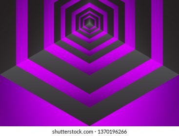 Abstract background isometric shape of hexagons and cubes. Design element for business / web design / print / presentation. Vector illustration