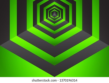 Abstract background isometric shape of hexagons and cubes. Design element for business / web design / print / presentation. Vector illustration