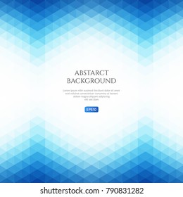 Abstract background in isometrric style. Pattern of triangles. Space for text.
