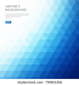 Abstract background in isometrric style. Pattern of triangles. Space for text.