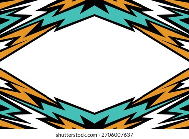 Fondo Abstractas con patrón de líneas de colores irregulares y con un poco de espacio de copia