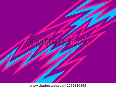 Abstract background with jagged lightning line pattern and with some copy space area