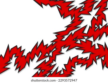 Abstract background with jagged line pattern and with some copy space area
