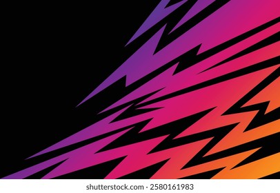 Abstract background with jagged lines pattern and with some copy space area