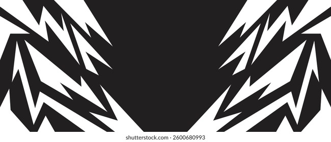 Abstract background with jagged lines pattern and with some copy space area