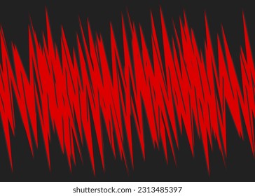 Abstract background with jagged spike line pattern