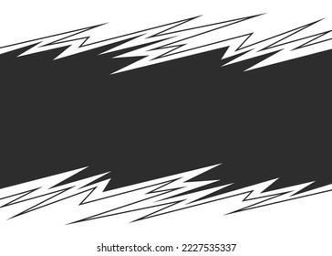 Abstract background with jagged spike pattern and with some copy space area