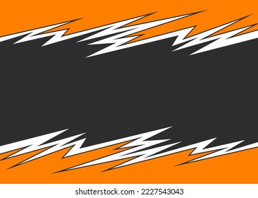 Abstract background with jagged spike pattern and with some copy space area