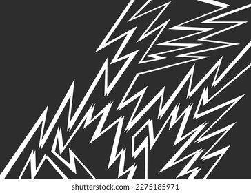 Abstract background with jagged spike pattern and with some copy space area